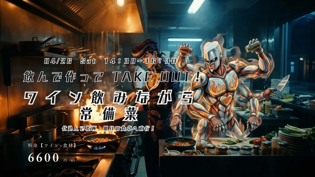 TOPページ 16 ワイン×常備菜